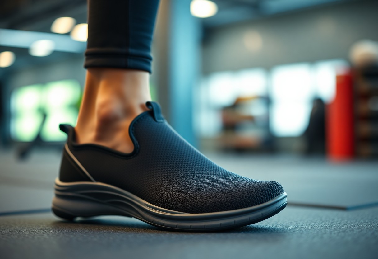 FitVille Damen Slip-On Sneakers: Atmungsaktive, Extra Weite Walkingschuhe für Bequemen Fitness-Support bei Breiten Füßen